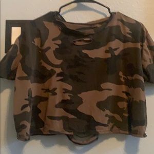 distressed tee